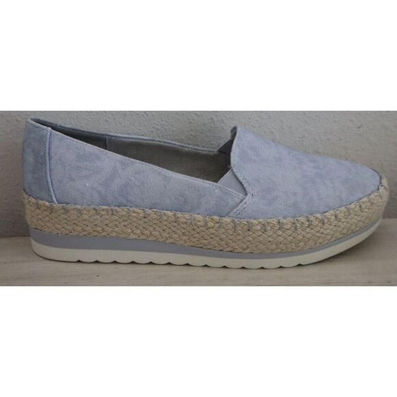 Dr. Scholl's Women's Sz 9M Blue Dawn Canvas Discovery Espadrille Loafers - Picture 4 of 12